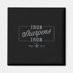 Eisen Sharpens Eisen Christlich Men Bible Scriptin Magnet