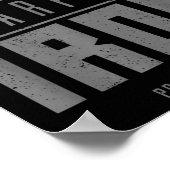Eisen Sharpens Eisen Christlich Men Bible Scriptin Poster (Ecke)
