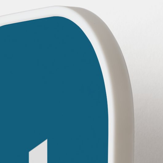 Eisen-Sharpens-Eisen (Ocean Blue) Pickleball Schläger (Linke Seite)