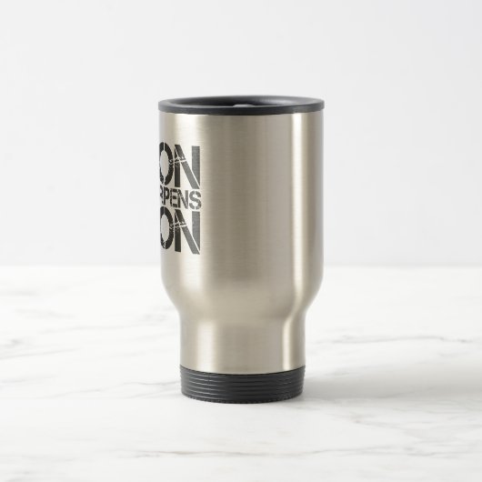 Eisen Sharpens Eisen Reisebecher (Mittel)