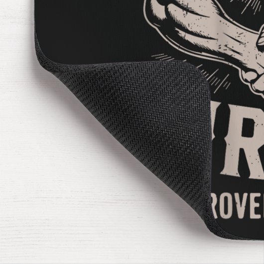 Eisen-Sharpens-Eisen-Sprichwort für Männer, Christ Mousepad (Ecke)