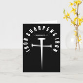 Eisen-Sharpens-Eisen-Sprichwörter 27_17 - vorne un Karte (Gelbe Blume)