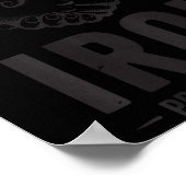 Eisen-Sharpens-Eisen-Sprichwörter 27 7 Christlich  Poster (Ecke)