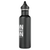 Eisen Sharpens Eisen - Wasser Flasche Edelstahlflasche (Rechts)