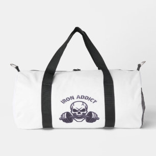 Eisen Sucht - Totenkopf Bodybuilding und Gewichthe Duffle Bag