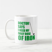 Eisen-Tasse Doktor-Says Daily Dose Of Kaffeetasse (Links)