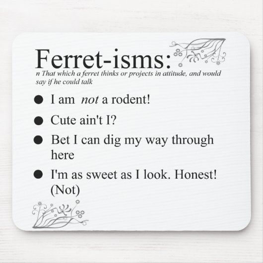 Eisen- und Redewendungen Mousepad (Vorne)