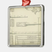 Eisen und Stahl Silbernes Ornament (Links)