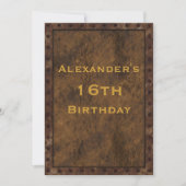 Eisen-versah gerahmtes einladung (Vorderseite)