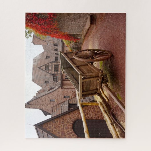 Eisenach Festung Wartburg Deutschland. Puzzle (Vertikal)