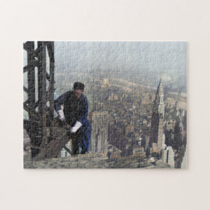 Eisenarbeiter am Gerüst des Empire State 1930 Jig Puzzle