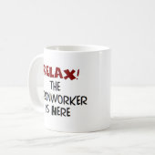 Eisenarbeiter ist hier Tasse (Vorderseite Links)