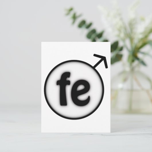 Eisenarbeiter Postkarte (Stehend Vorderseite)