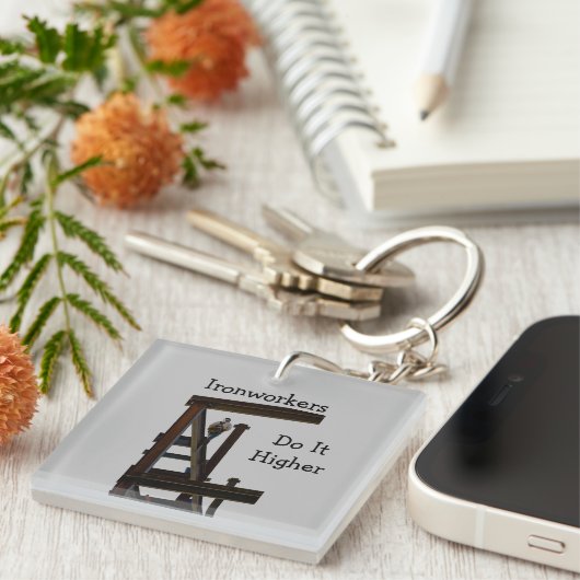 Eisenarbeiter werden hoch schlüsselanhänger (Vorderseite rechts)