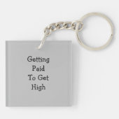 Eisenarbeiter werden hoch schlüsselanhänger (Rückseite)