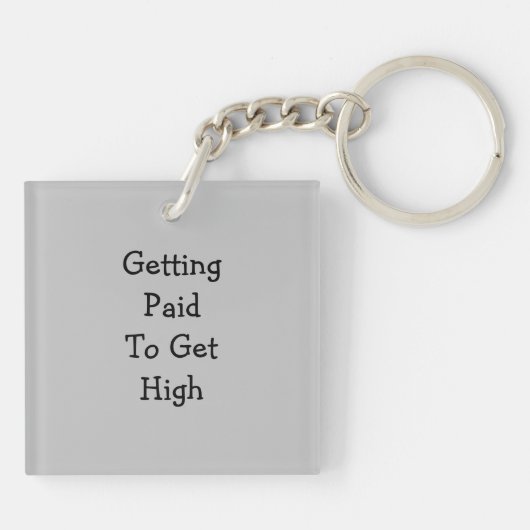 Eisenarbeiter werden hoch schlüsselanhänger (Rückseite)