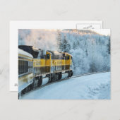Eisenbahn Alaska Postkarte (Vorne/Hinten)