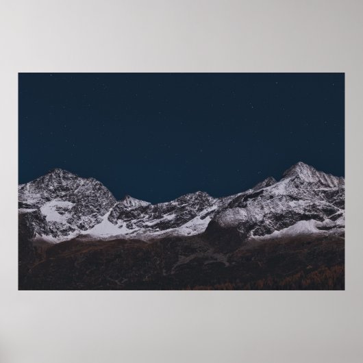 EISENBAHN AM NACHT POSTER (Vorne)