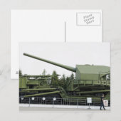 Eisenbahn-Artillerie Postkarte (Vorne/Hinten)