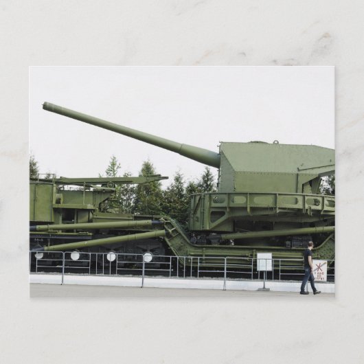 Eisenbahn-Artillerie Postkarte (Vorderseite)