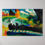 Eisenbahn bei Murnau Poster (Vorne)