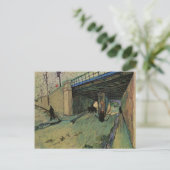 Eisenbahn-Brücke Avenue Montmajour Van Gogh Postkarte (Stehend Vorderseite)