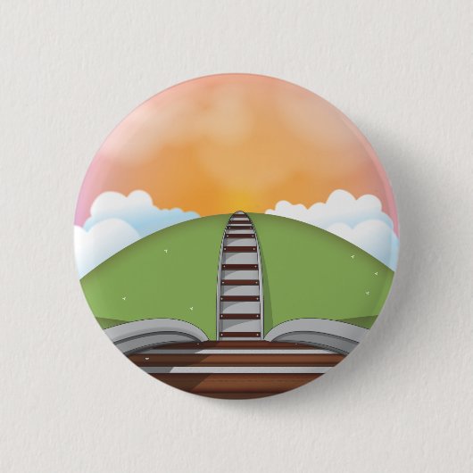 Eisenbahn Button (Vorderseite)