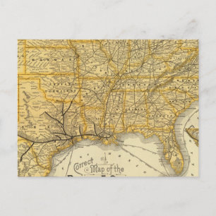 Eisenbahn, Dampferlinien Southern Pacific Company Postkarte