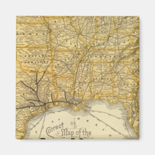 Eisenbahn-, Dampfschiff-Linien Southern Pacific Co Magnet