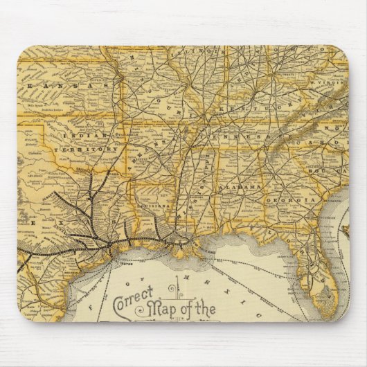 Eisenbahn-, Dampfschiff-Linien Southern Pacific Co Mousepad (Vorne)