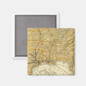 Eisenbahn, Dampfschifflinien Südpazifik Magnet (Vorderseite/Rückseite)