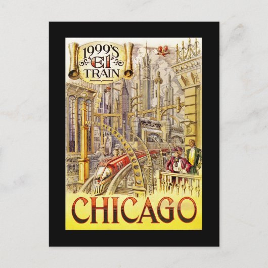 Eisenbahn der Zukunft Postkarte (Vorderseite)