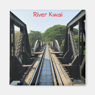 Eisenbahn des Todes zwischen Thailand und Burma Magnet
