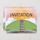 Eisenbahn Einladung (Vorne/Hinten)