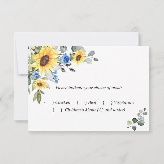 EISENBAHN EISENBAHN RSVP KARTE (Rückseite)