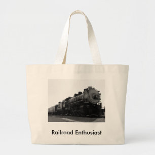 Eisenbahn-Enthusiast Jumbo Stoffbeutel