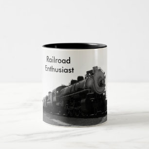 Eisenbahn-Enthusiast Zweifarbige Tasse