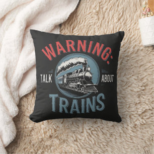 Eisenbahn-Enthusiasten-Alarm Kissen