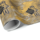 Eisenbahn-Express-Agentur 1959 Geschenkpapier (Rolleneckpunkt)