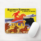 Eisenbahn-Express - ein Jahrhundert der Dienstleis Mousepad (Mit Mouse)