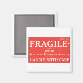 Eisenbahn Express fragil Magnet (Vorderseite/Rückseite)