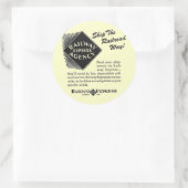 Eisenbahn-Express - Schiff - Bahn Runder Aufkleber (Tasche)