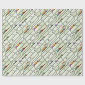 Eisenbahn Geschenkpapier (Flach)