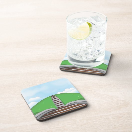 Eisenbahn Getränkeuntersetzer (Rechte Seite)