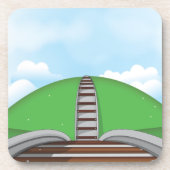 Eisenbahn Getränkeuntersetzer (Vorderseite)