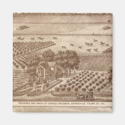 Eisenbahn, Hackett-Ranches Magnet (Vorne)