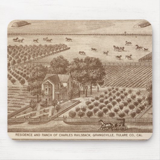 Eisenbahn, Hackett-Ranches Mousepad (Vorne)