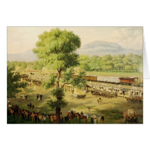 Eisenbahn im Tal von Mexiko, 1869