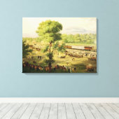 Eisenbahn im Tal von Mexiko, 1869 Leinwanddruck (Insitu (Holzboden))