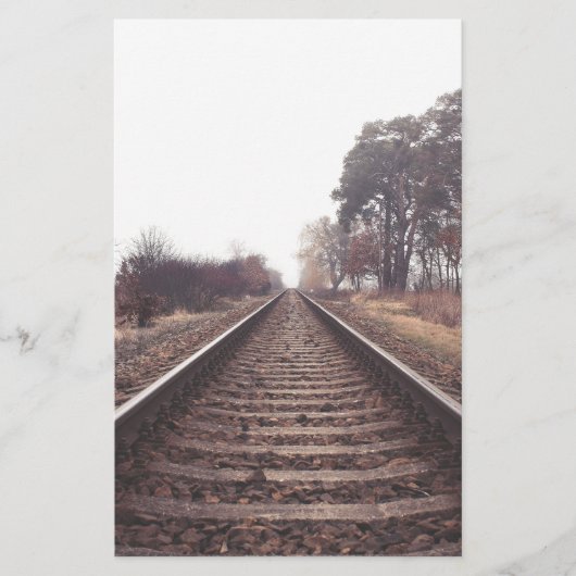 Eisenbahn in die Unendlichkeit Briefpapier (Vorderseite)